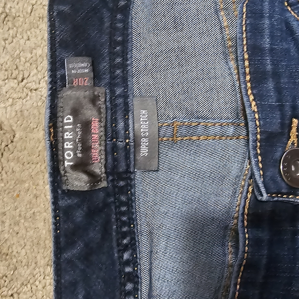 Torrid Super Stretch Luxe Slim Bootcut Jeans
